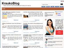 Tablet Screenshot of kraukoblog.com